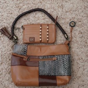 The Sak matching leather wallet & purse